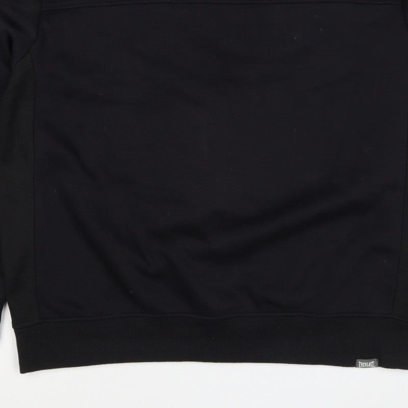 Everlast Men's Black 2XL Pullover Crew Neck Logo Sweatshirt