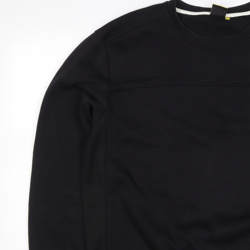 Everlast Men's Black 2XL Pullover Crew Neck Logo Sweatshirt