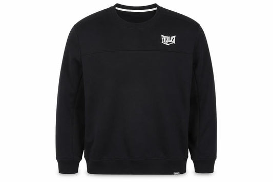 Everlast Men's Black 2XL Pullover Crew Neck Logo Sweatshirt