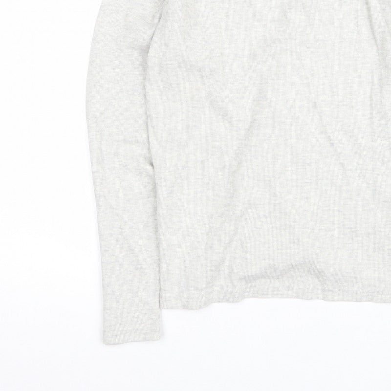 White Stuff Men’s Beige Oatmeal Long Sleeve Crew Neck Jersey Top M