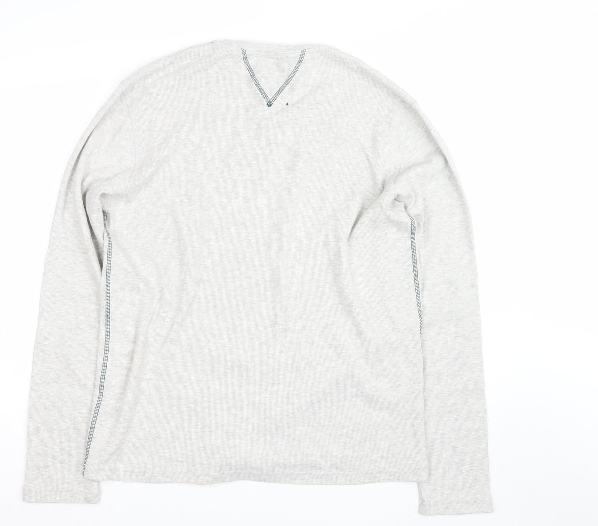 White Stuff Men’s Beige Oatmeal Long Sleeve Crew Neck Jersey Top M
