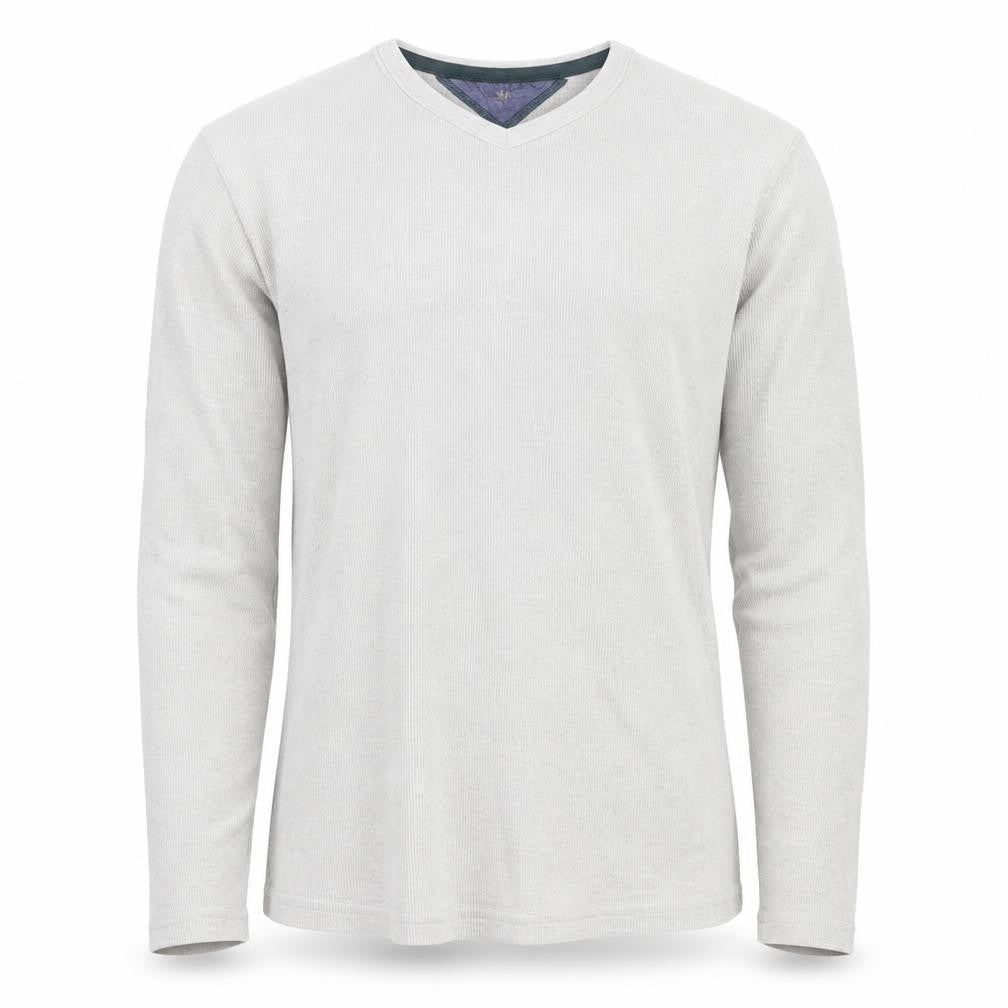 White Stuff Men’s Beige Oatmeal Long Sleeve Crew Neck Jersey Top M