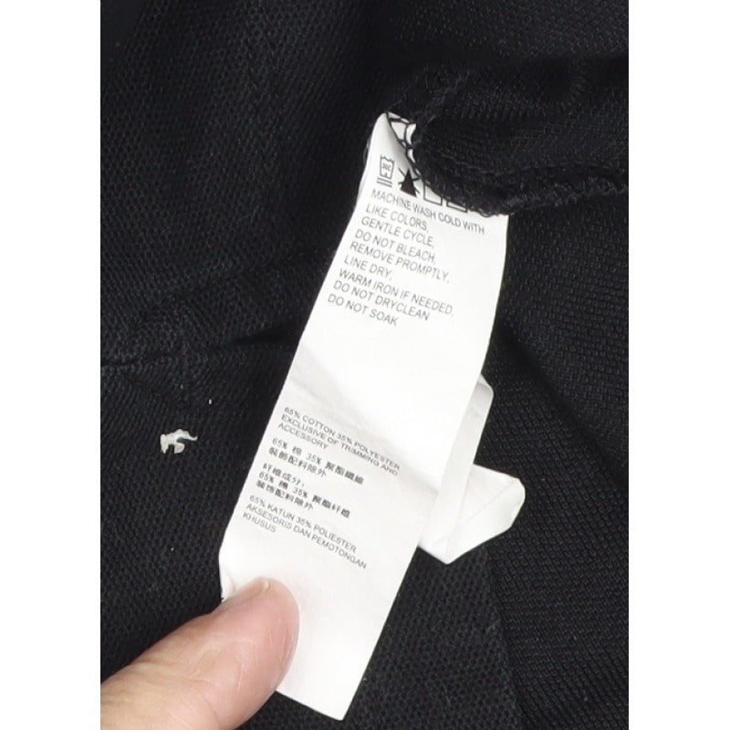 G2000 Man Black S Short Sleeve Cotton Blend Contrast Trim Polo