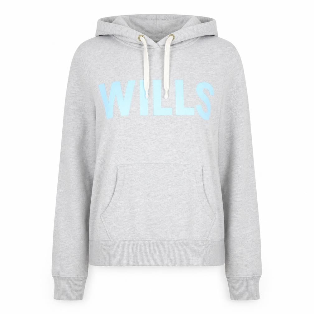 Jack Wills Women’s Grey Size 12 Pullover Hoodie Logo Graphic