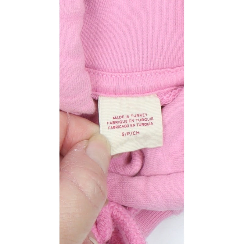 Levi's Girls Pink S Pullover Hoodie Logo Kangaroo Pocket Cotton