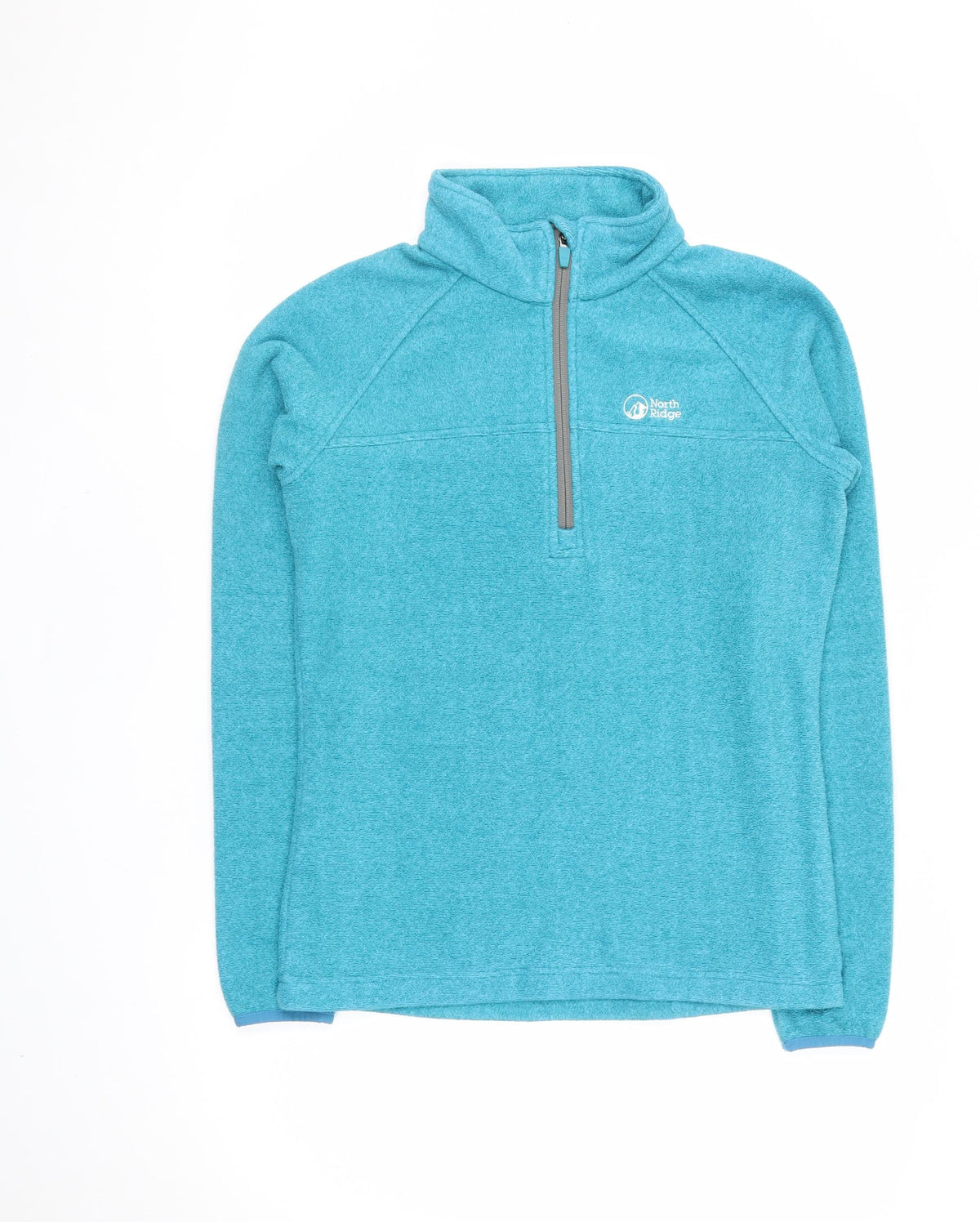 North Ridge Women Blue UK 10 Fleece 1/2 Zip Pullover Sweatshirt