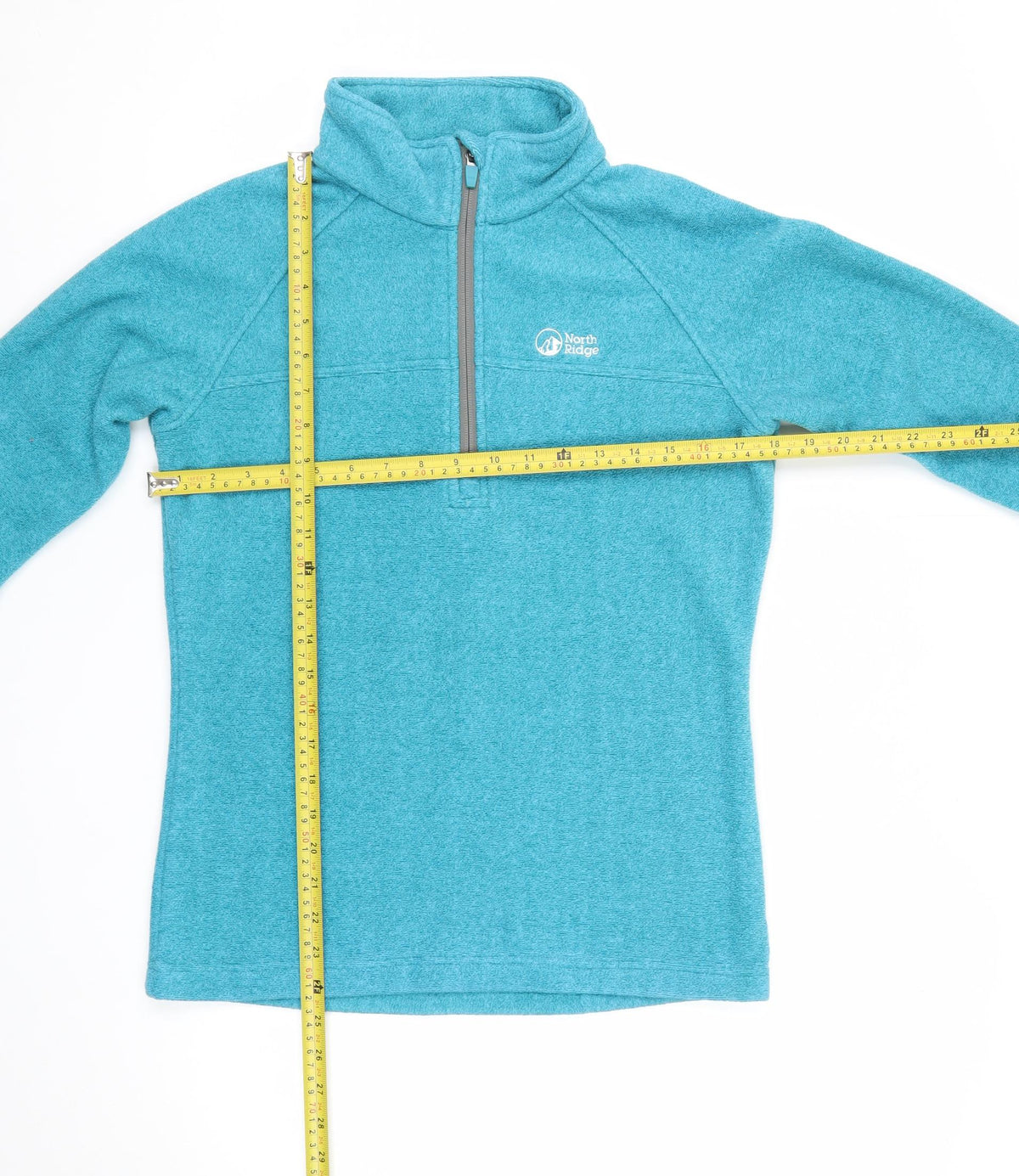 North Ridge Women Blue UK 10 Fleece 1/2 Zip Pullover Sweatshirt