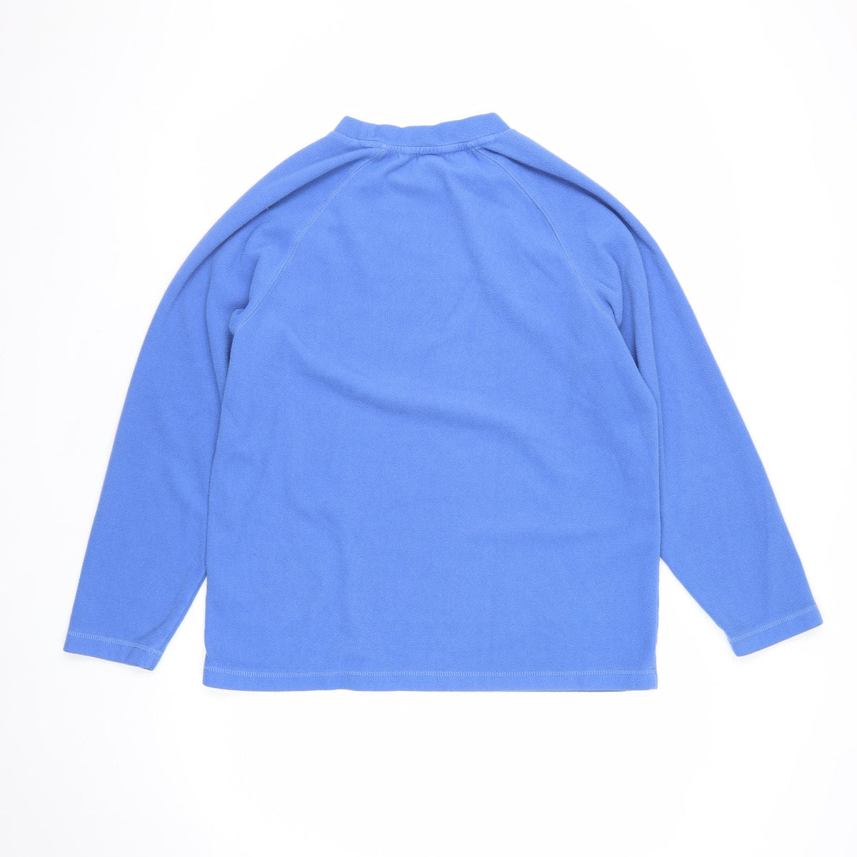 Cotton Traders Men’s Blue M Fleece Mock Neck Pullover Sweatshirt