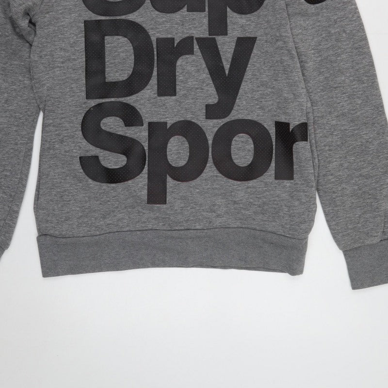 Superdry Sport Men’s Grey S Combat 22 Graphic Pullover Hoodie