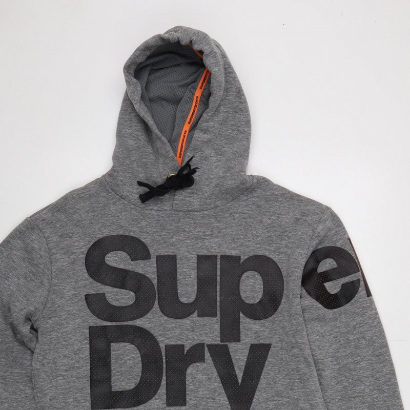 Superdry Sport Men’s Grey S Combat 22 Graphic Pullover Hoodie