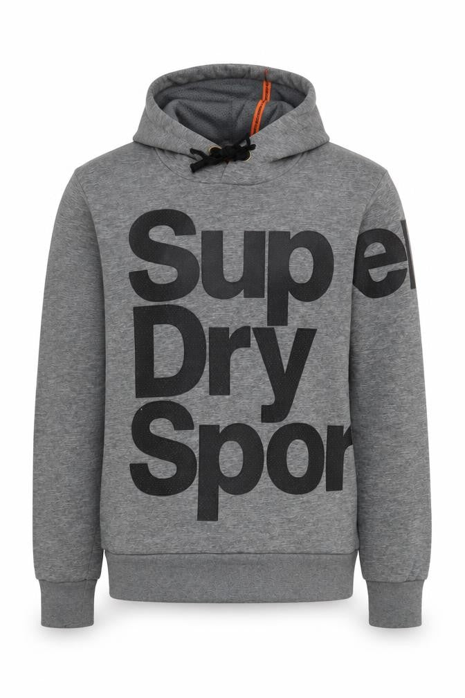 Superdry Sport Men’s Grey S Combat 22 Graphic Pullover Hoodie