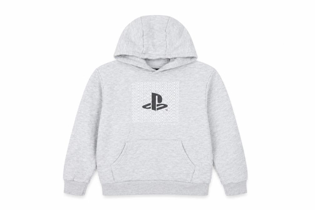 PlayStation Boys Grey Graphic Logo Pullover Hoodie 8-9 Years