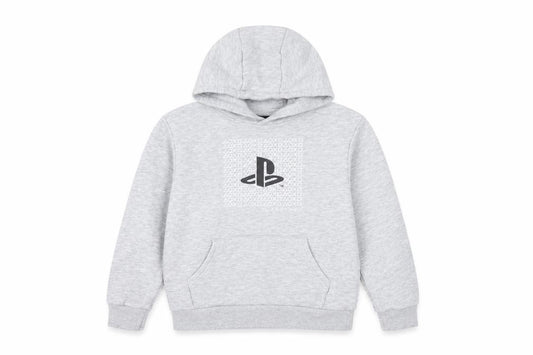 PlayStation Boys Grey Graphic Logo Pullover Hoodie 8-9 Years