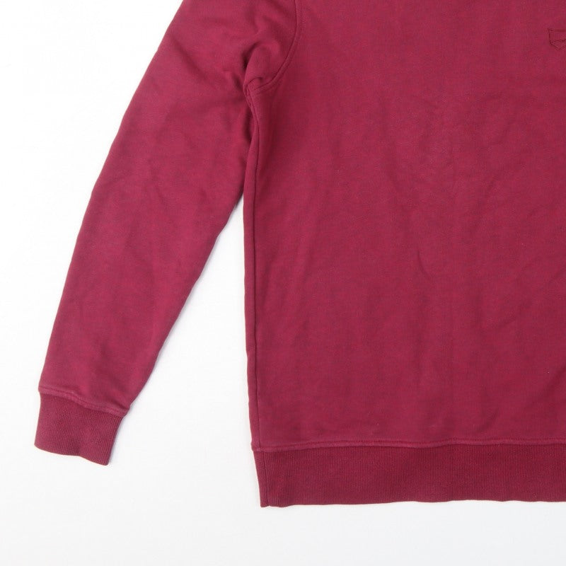 Bonobo Jeans Men’s Red M Crew Neck Pullover Sweatshirt Logo
