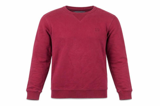 Bonobo Jeans Men’s Red M Crew Neck Pullover Sweatshirt Logo
