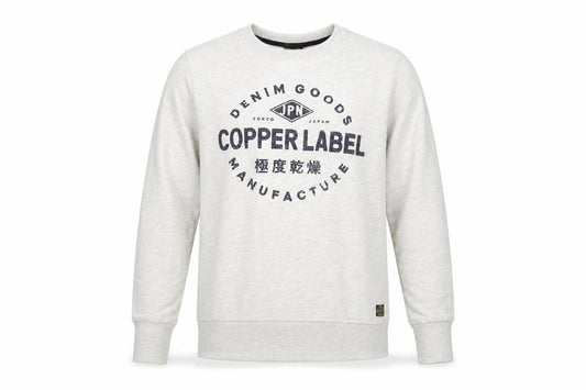 Superdry Men's Grey M Copper Label Graphic Print Crew Neck Sweatshirt