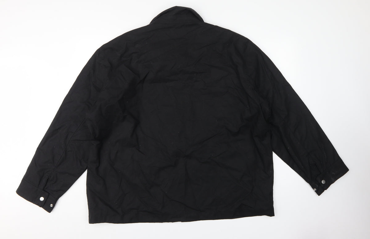 Marks & Spencer Men’s Black 2XL Military Cotton Lined Jacket