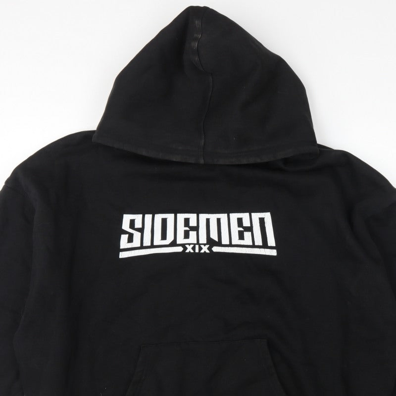 SDMN Sidemen XIX Men’s Black XL Pullover Logo Hoodie
