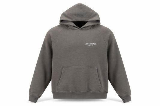 Essentials Fear of God Men’s Grey M Pullover Logo Hoodie