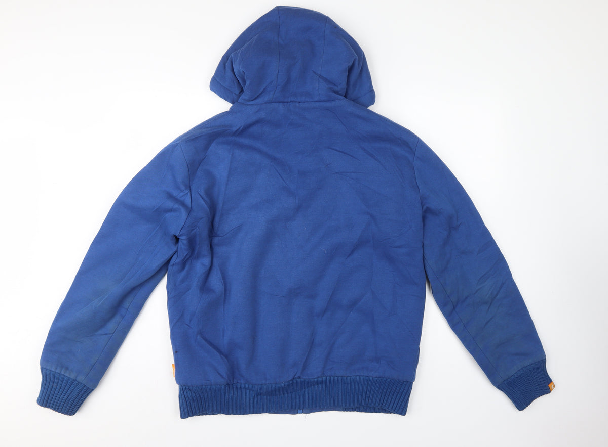 SoulCal Men’s Blue Large Full Zip Sherpa Lined Hoodie