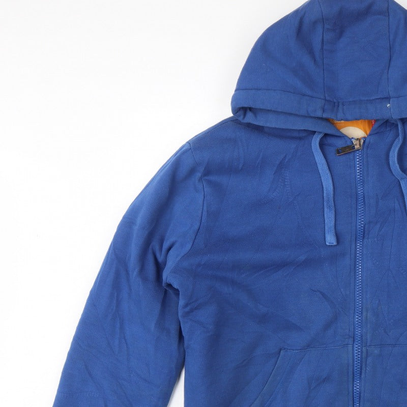 SoulCal Men’s Blue Large Full Zip Sherpa Lined Hoodie