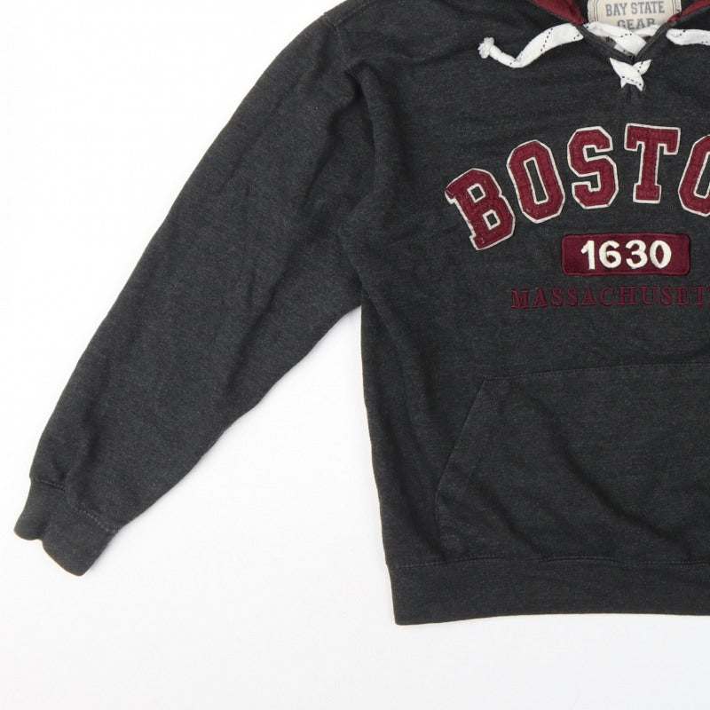Bay State Gear Women’s Black S Boston 1630 Pullover Hoodie
