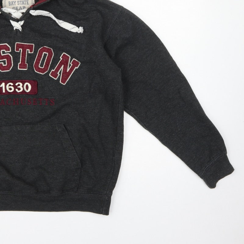 Bay State Gear Women’s Black S Boston 1630 Pullover Hoodie