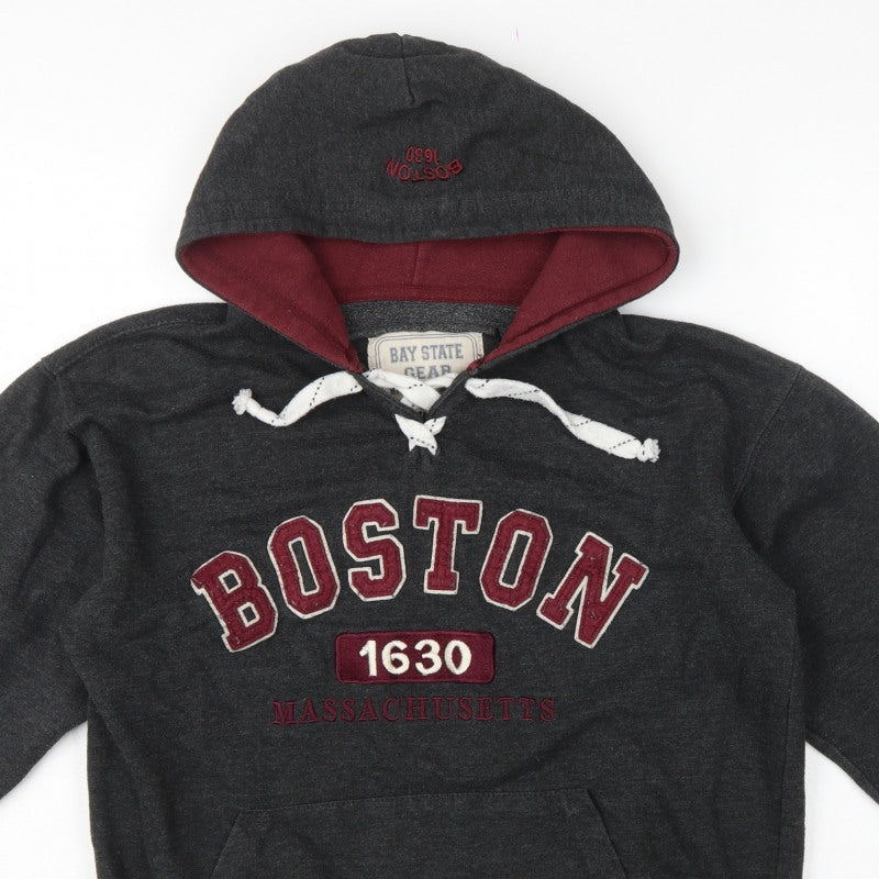 Bay State Gear Women’s Black S Boston 1630 Pullover Hoodie