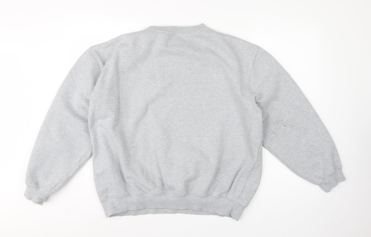 Cotton Traders Women’s Grey Marl 2XL Pullover Crew Neck Sweatshirt