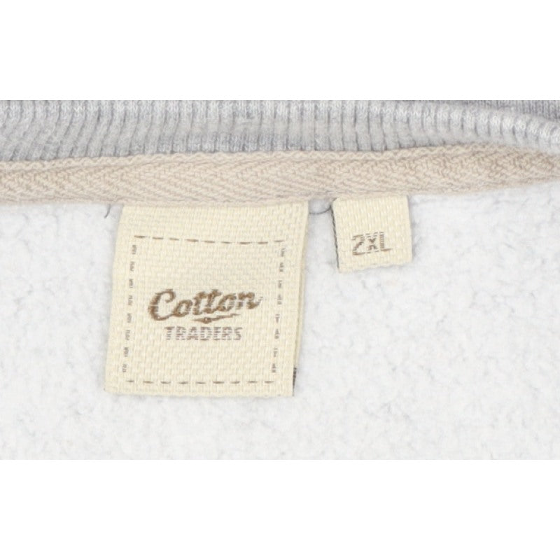 Cotton Traders Women’s Grey Marl 2XL Pullover Crew Neck Sweatshirt