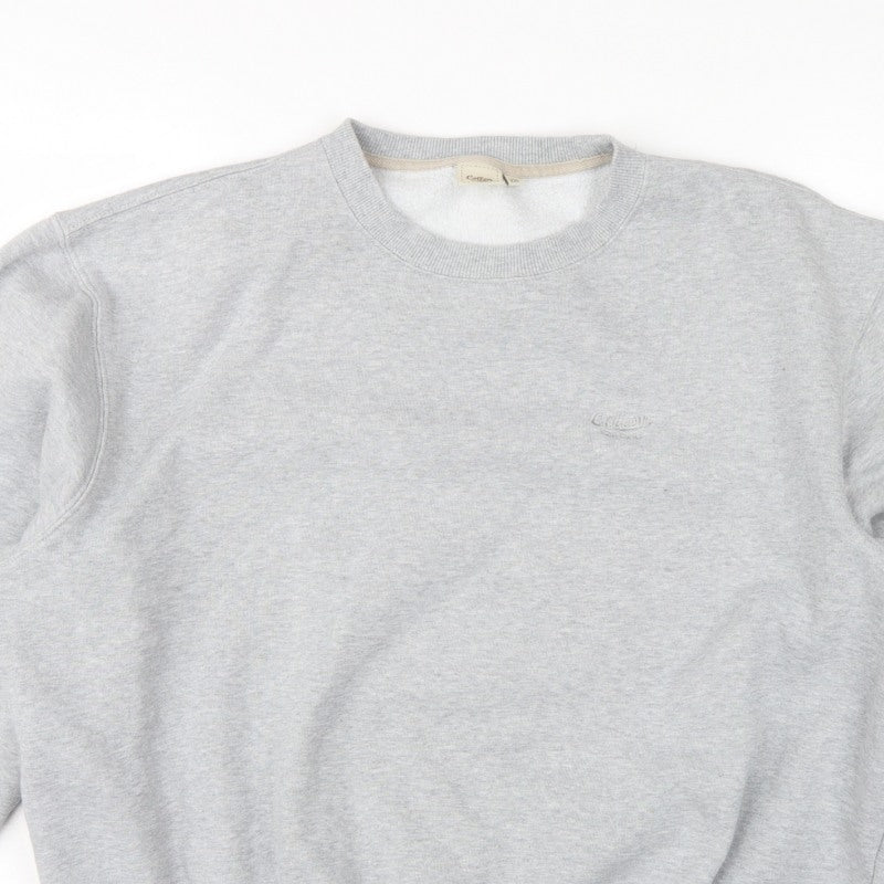 Cotton Traders Women’s Grey Marl 2XL Pullover Crew Neck Sweatshirt
