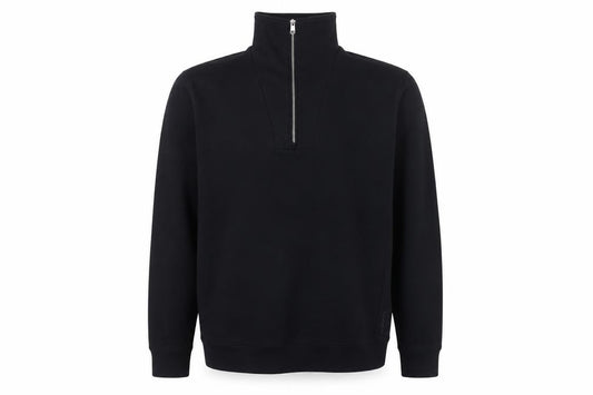 Autograph Men’s Black XL Quarter Zip High Neck Sweatshirt