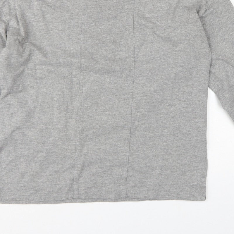 Vero Moda Women Grey M Pullover Crew Neck Long Sleeve Sweatshirt
