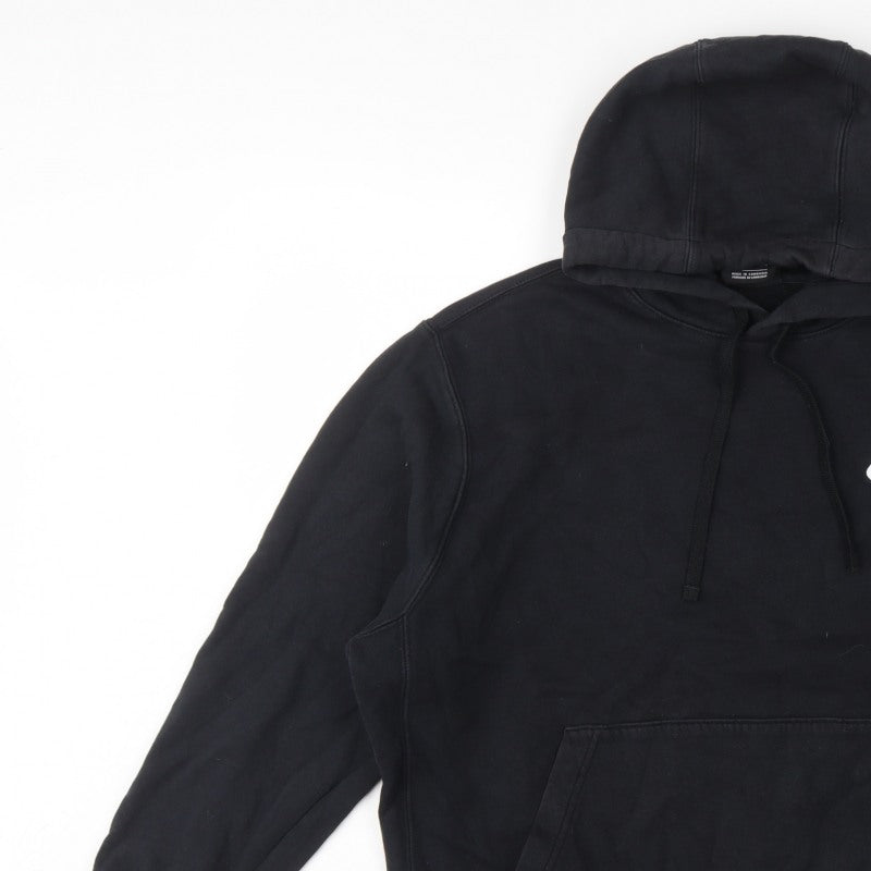 Nike Unisex Adults Black L Pullover Hoodie Logo Pocket