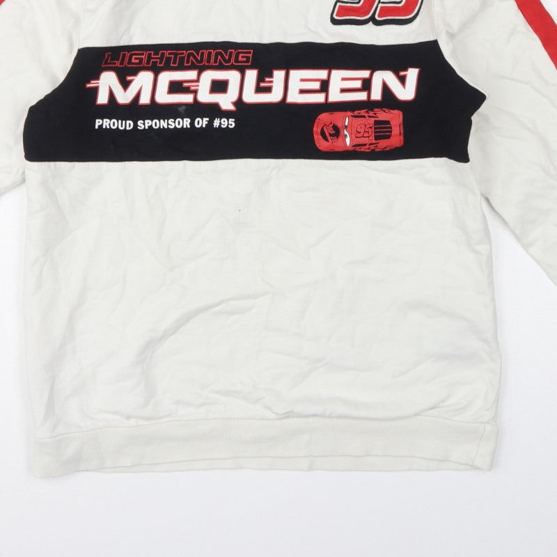 Mundo Pixar Boys White 16 Years Lightning McQueen 95 Sweatshirt