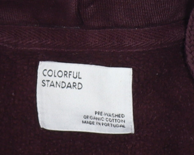 Colorful Standard Men's Brown S Organic Cotton Pullover Hoodie