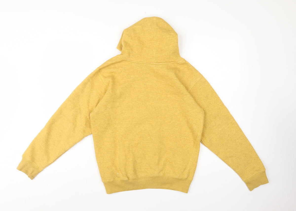 Outfitter Trading Co Boys Yellow L Alaska Moose Pullover Hoodie