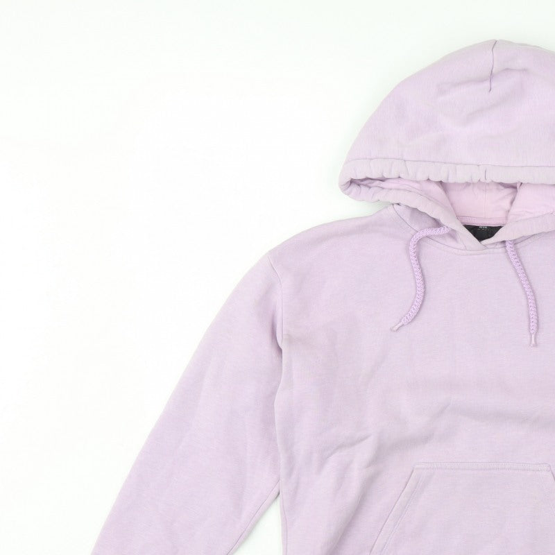 Topshop Women’s Pink UK 8 Petite Pullover Hoodie Drawstring Pockets
