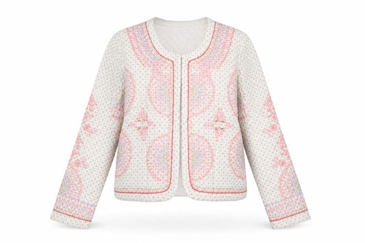 Bonmarché Women’s Multicoloured Size 16 Quilted Bohemian Jacket