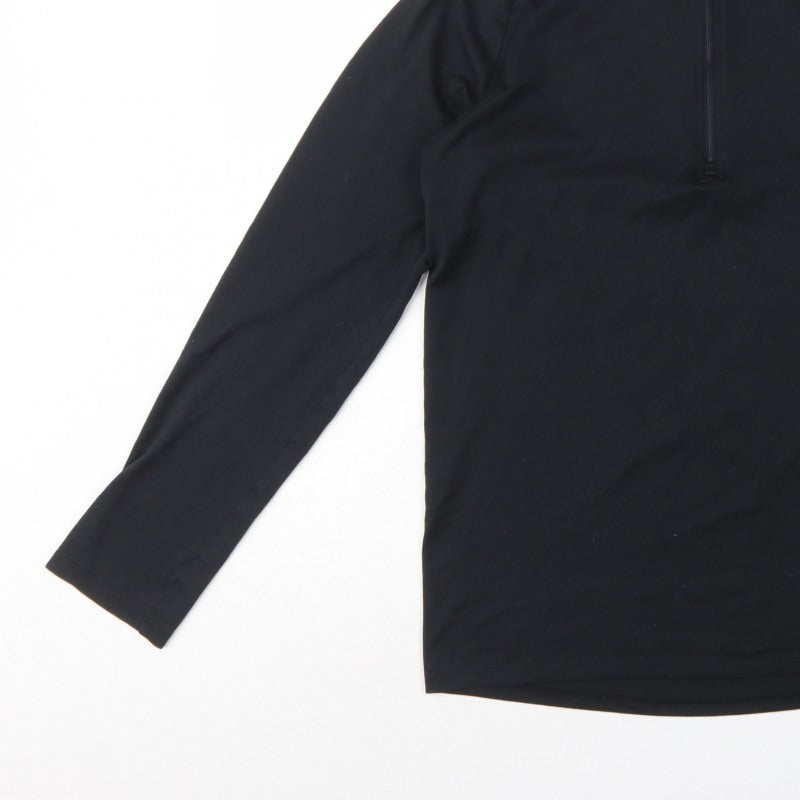 Under Armour Men's Black S HeatGear 1/4 Zip Pullover Training Top