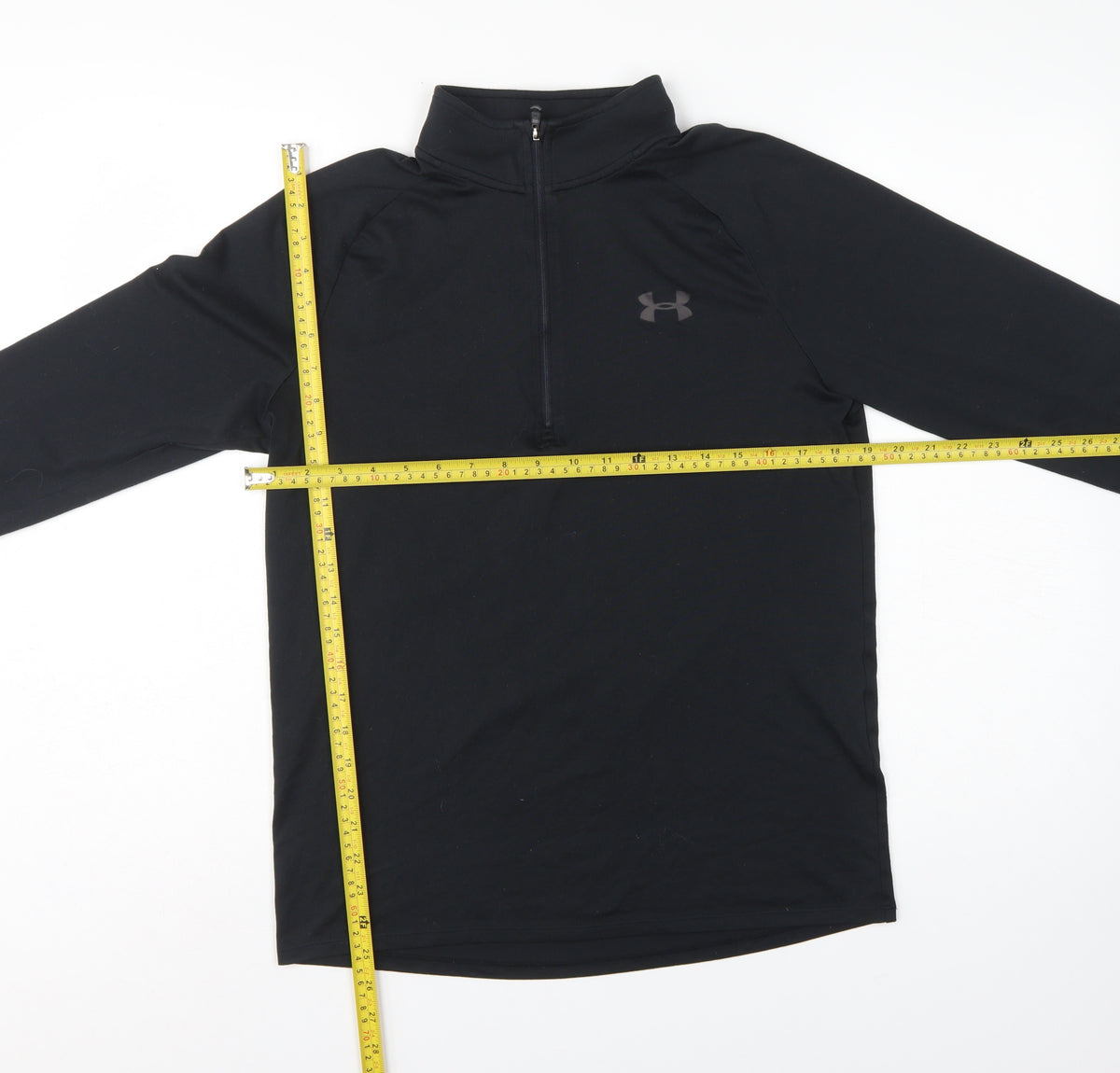Under Armour Men's Black S HeatGear 1/4 Zip Pullover Training Top