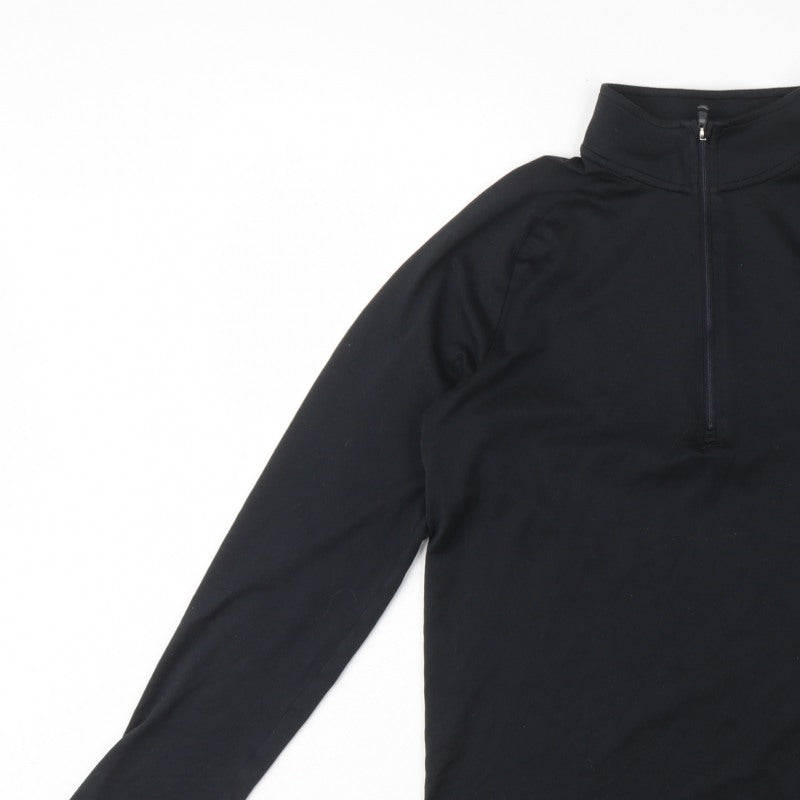 Under Armour Men's Black S HeatGear 1/4 Zip Pullover Training Top