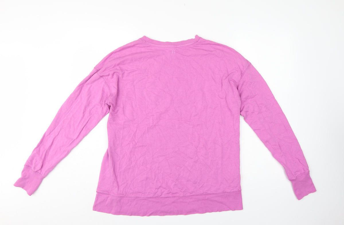 Sweaty Betty Women Pink XS Pullover Crew Neck Sweatshirt
