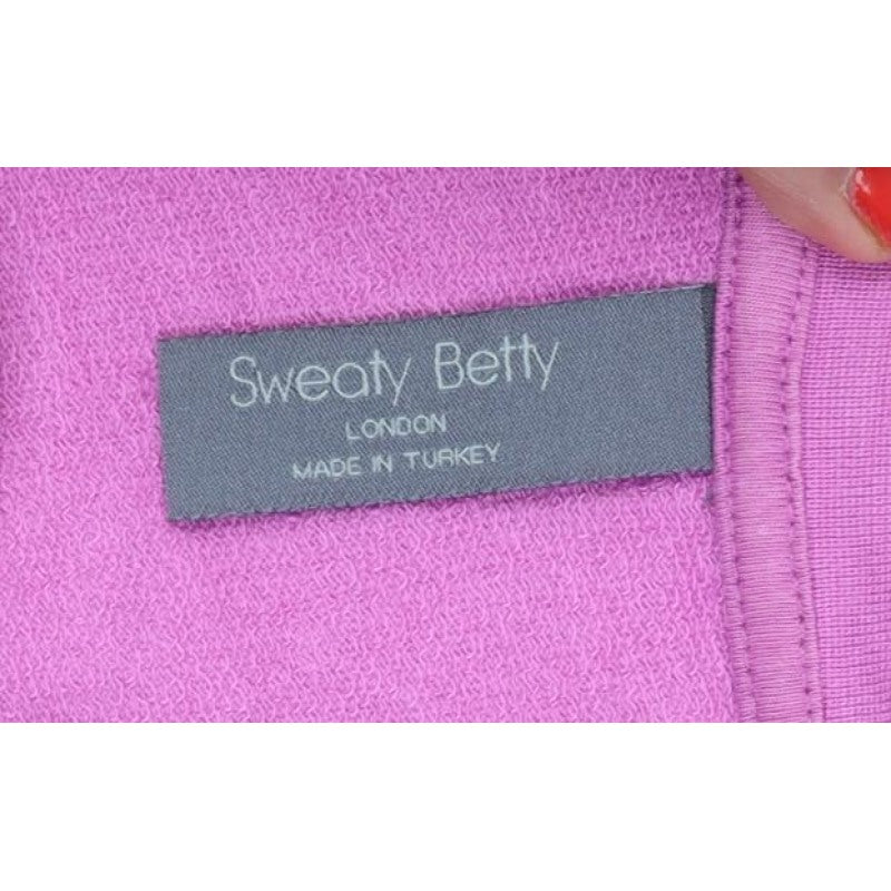 Sweaty Betty Women Pink XS Pullover Crew Neck Sweatshirt