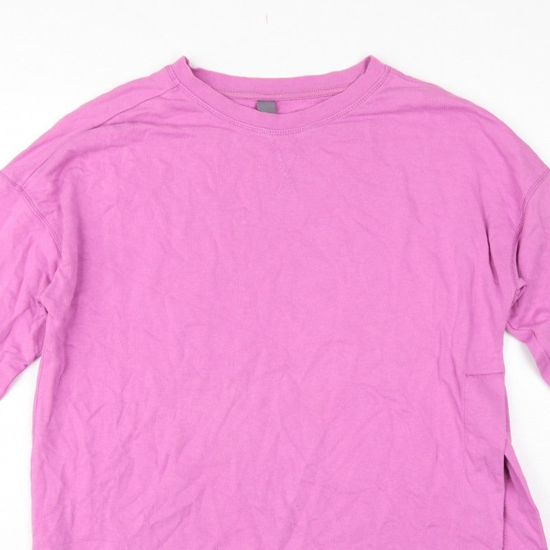Sweaty Betty Women Pink XS Pullover Crew Neck Sweatshirt