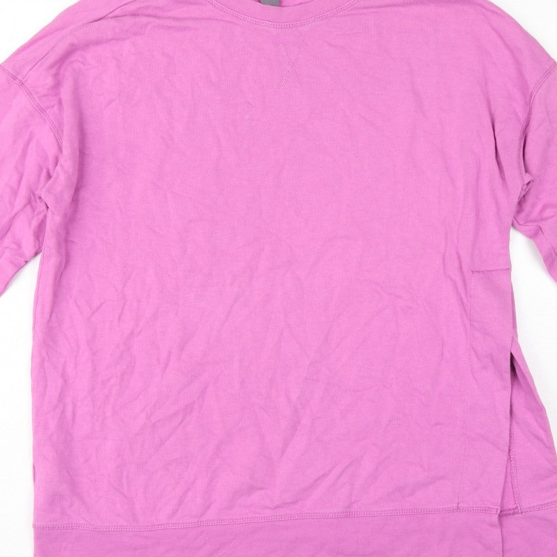 Sweaty Betty Women Pink XS Pullover Crew Neck Sweatshirt