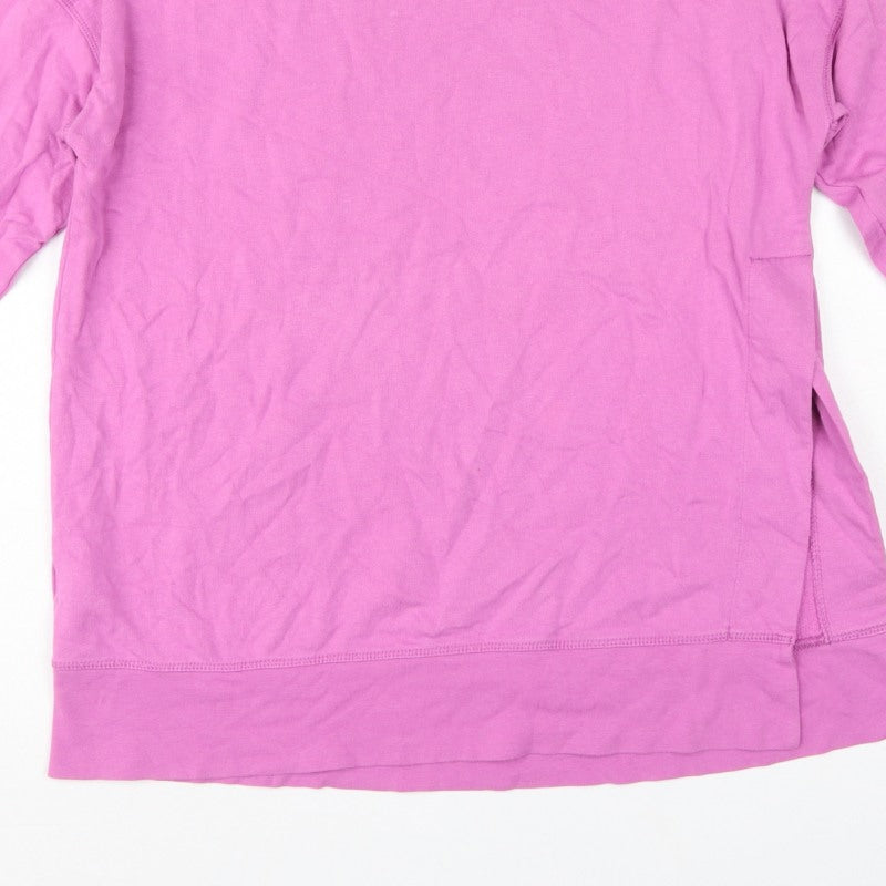 Sweaty Betty Women Pink XS Pullover Crew Neck Sweatshirt