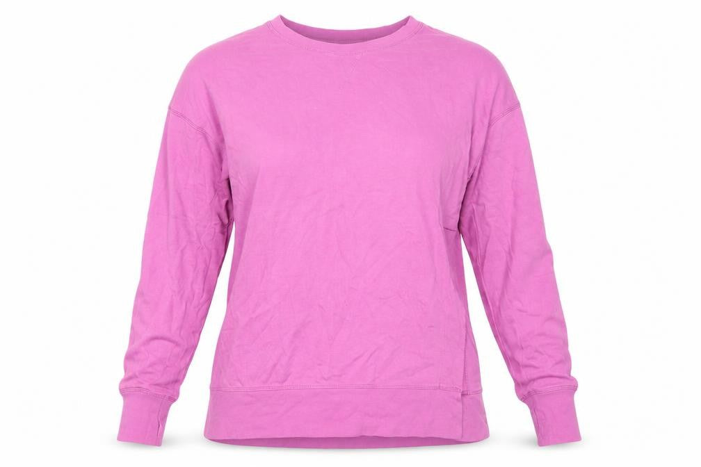 Sweaty Betty Women Pink XS Pullover Crew Neck Sweatshirt
