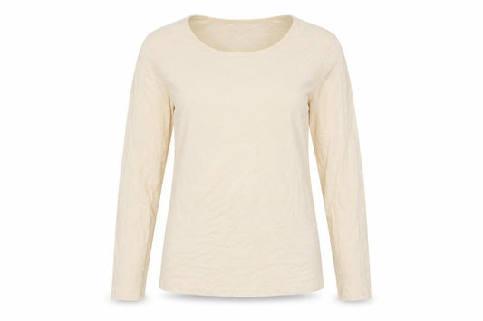 Joe Browns Women’s Ivory UK 16 Basic Long Sleeve Cotton T-Shirt
