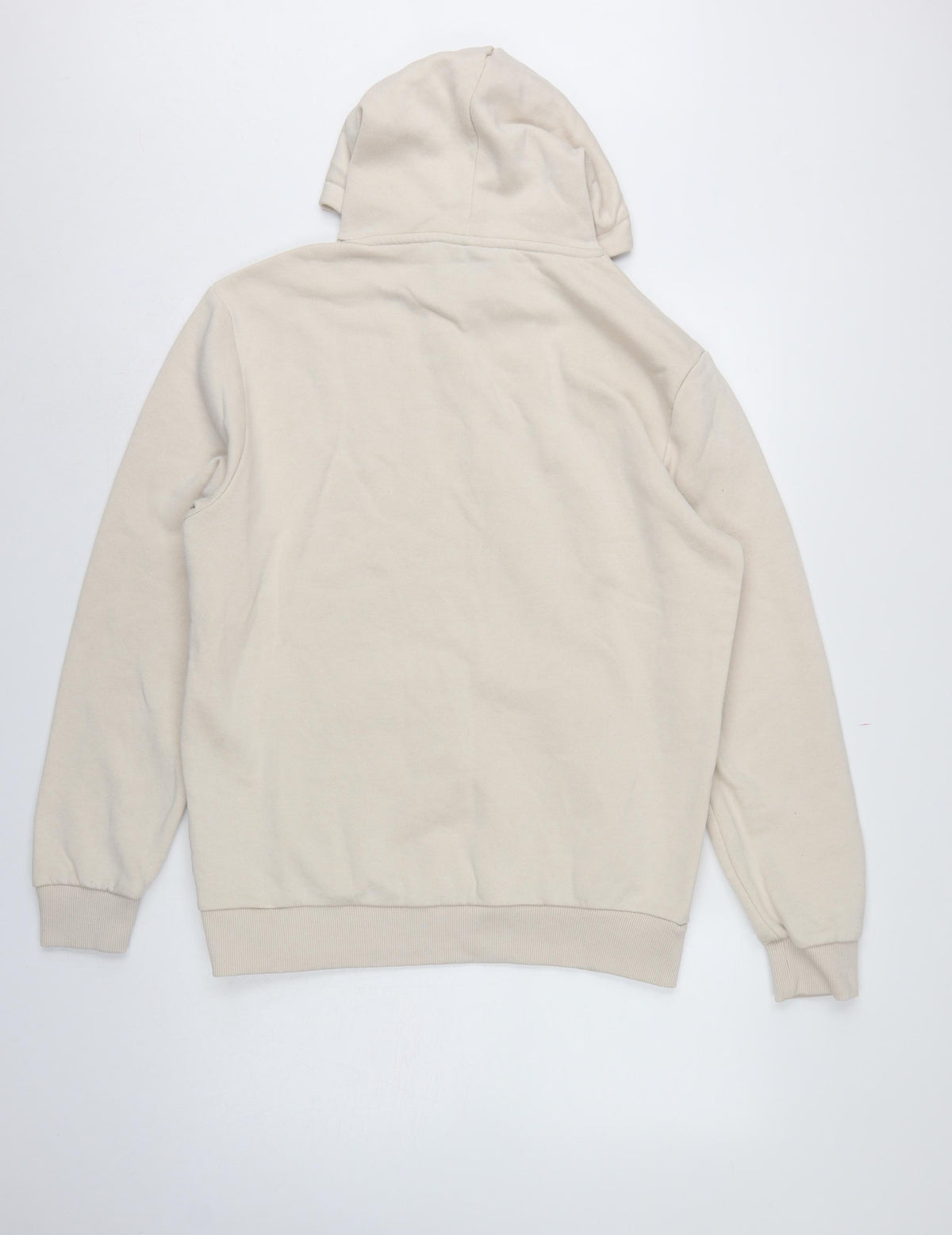 Closure London Men’s Beige L Pullover Hoodie Logo Fleece